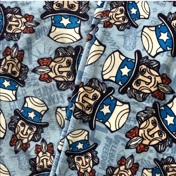 Lularoe 4th of July OS Leggings NWT - Picture 2 of 2
